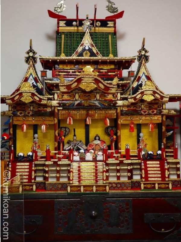 昭和初期の御殿飾り 組み立てるのが楽しかったです。 